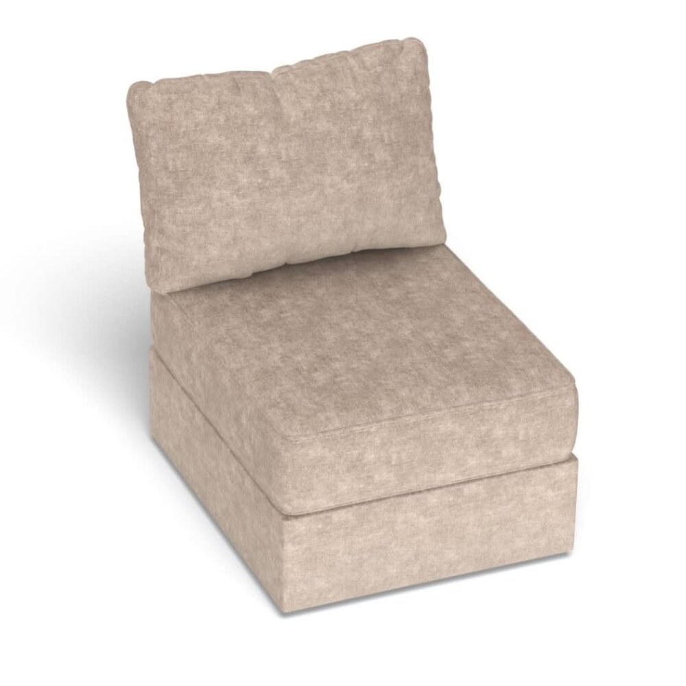 Lovesac Deep Seat Cover Set: Venetian Taupe Corded Velvet